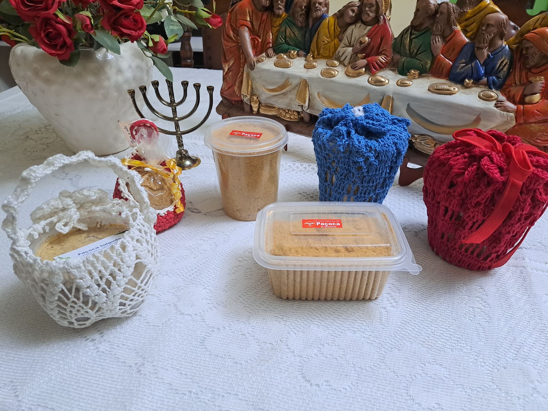 Paçoca pronta para venda